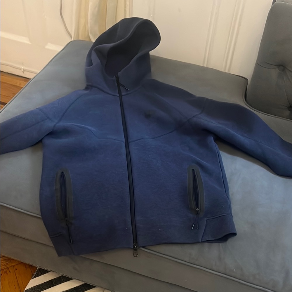 Men's Blue Hoodie Sweater